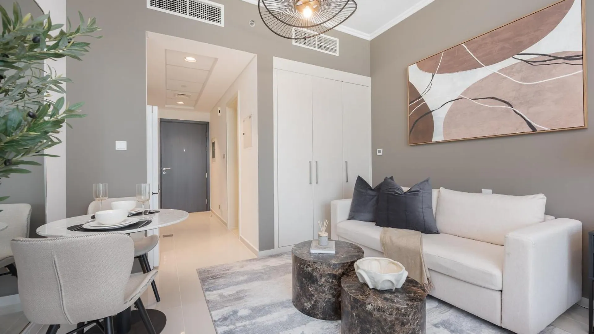 Spacious 1-Bedroom Apartment At Carson C In Damac Hills With Peaceful Vibes Dubai United Arab Emirates